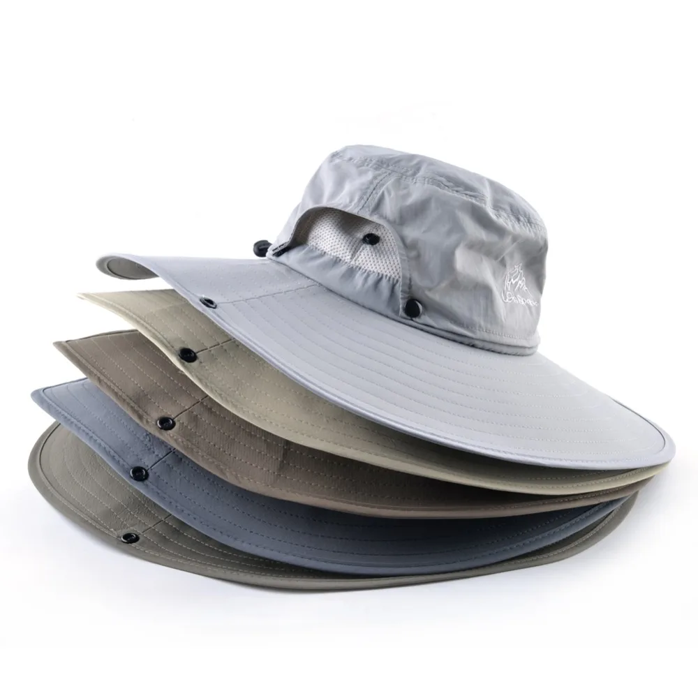 Anti UV Bucket caps men|Men's Sun Hats 