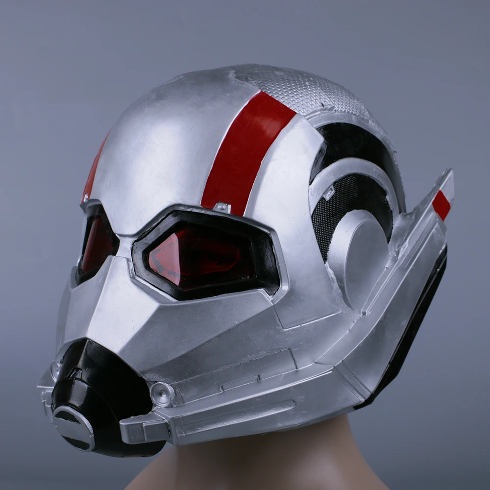 2018 Movie Antman 2 Antman And The Wasp Helmet Mask Latex Cosplay Scott Edward Mask Antman Halloween Party Prop (2)
