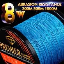 Proberos Fishline 8 standları 300 M ve 500 M ve 1000 M olta Kırmızı/Yeşil/Gri/Sarı /mavi 8 Örgü Örgülü Hattı 20LB-300LB PE Hattı