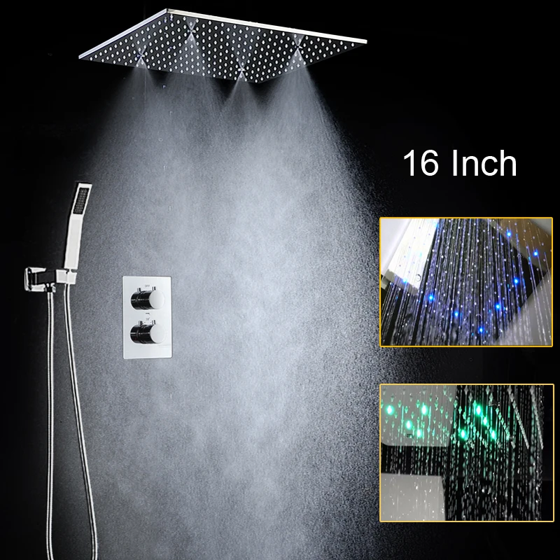 led shower