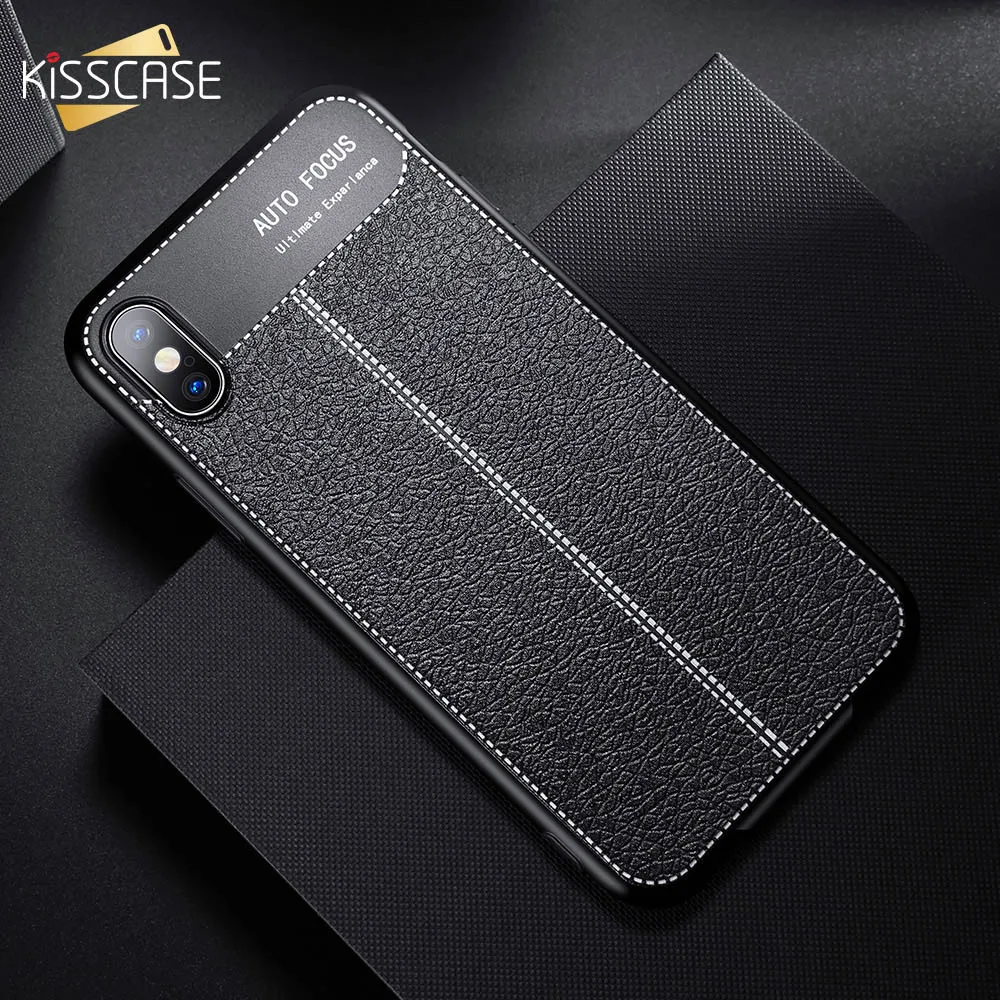 Винтажный чехол KISSCASE с узором Личи для Xiaomi Mi 8 SE 6 деловой кожаный Mix 2 2S Max 3 A2 A1 F1 Note |