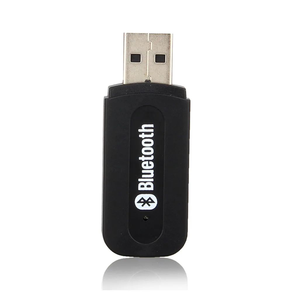 Черный Цвет USB Беспроводной Bluetooth 3,5 мм Музыка аудио автомобиля гарнитура приемник адаптер