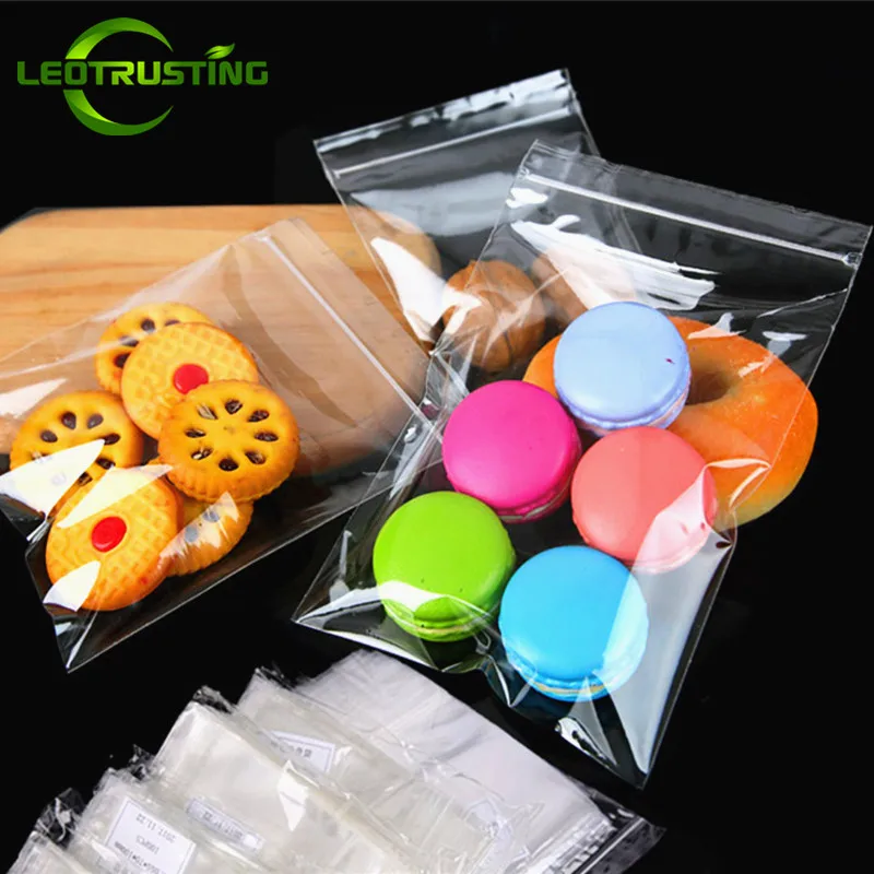 

Leotrusting Eco-friendly PP Super Clear Plastic Ziplock Bag Antioxidant Jewelry Phone Packaging Bag Small Sugar Nuts Gift Pouch