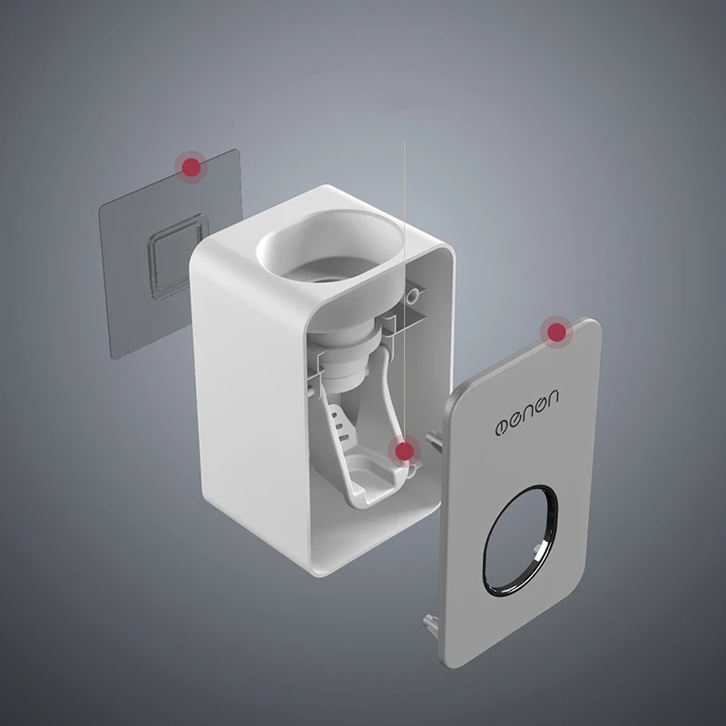 Automatic Toothpaste Dispenser Bathroom Accessories Set Toothpaste Squeezers Toothbrush Holder Wall Mount Rack Bathroom Tools Automatic Toothpaste Dispenser Bathroom Accessories Set Toothpaste Squeezers Toothbrush Holder Wall Mount Rack Bathroom Tools