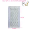 Carbon Fiber Car Seat Heater Heating Pads Winter Warmer Heated Car Vehicle SUV Seat Cushion Cover It applies to any vehicle 12V ► Photo 1/6