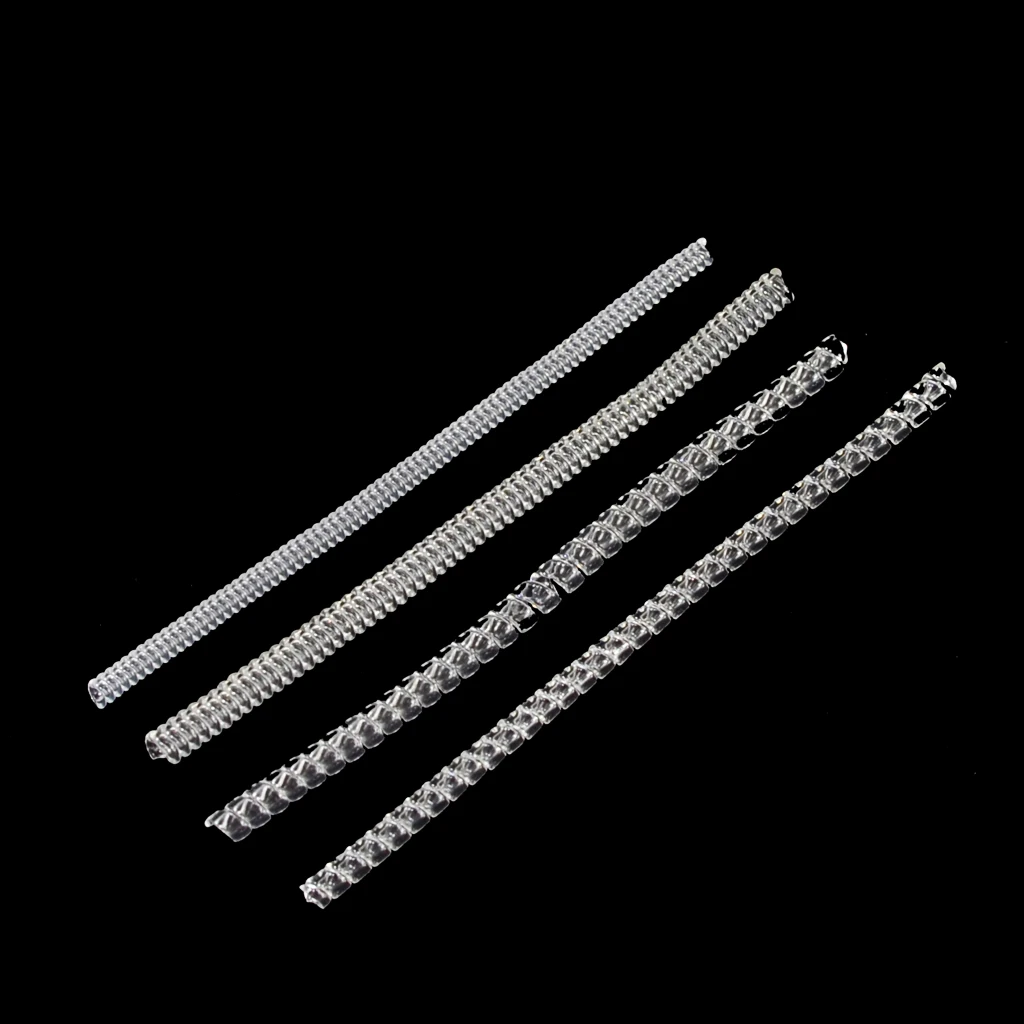 

4Sizes Clear Ring Size Adjuster Insert Guard Tightener Reducer Resizing Fitter Tools Jewelry Parts Acccessories men women's Ring