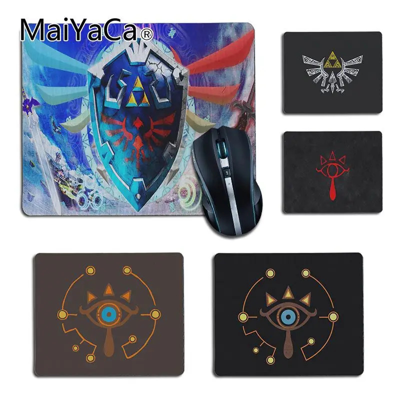 

MaiYaCa Cool legend of zelda breath of the wild logo Laptop Gaming Mice Mousepad Non-Slip Laptop Computer PC gaming mat desk mat