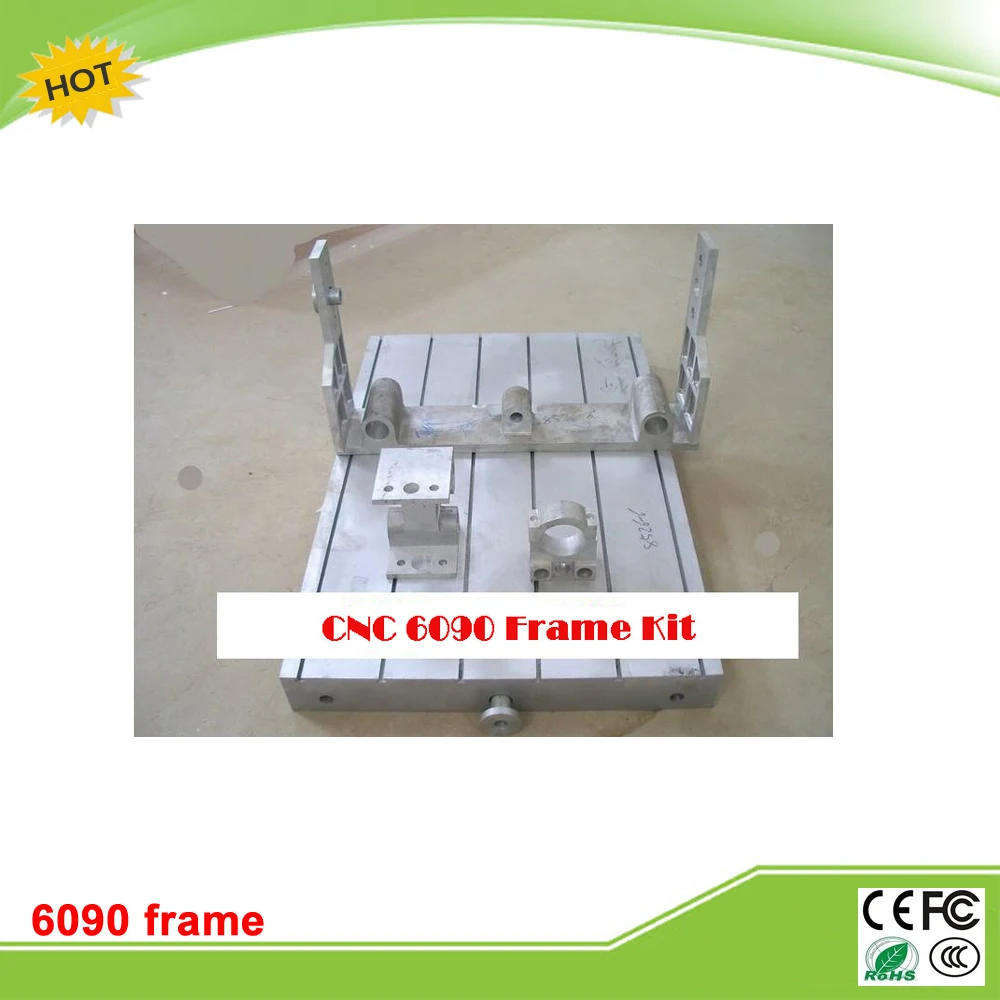 

RU duty free cnc aluminum frame 6090 DIY cnc router kits metal carving machine big area