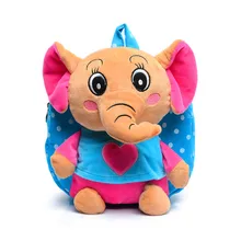 Niños Dots mochila niños pequeños juguetes del elefante de Dibujos Animados para niños bolsas escuela Niños niñas bolsa de viaje animal para el bebé
