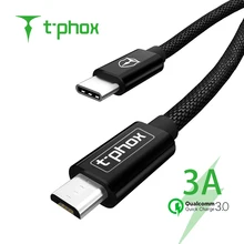 T-phox USB C к Micro USB кабель Micro B USB Type C шнур для мужчин и женщин совместимый для MacBook iMac Pro Chromebook Pixel