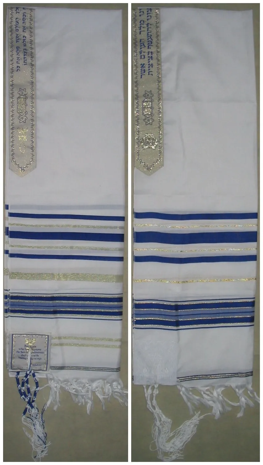 Jewish Tallit Talit Prayer Shawl & Talis Bag mens snood scarf