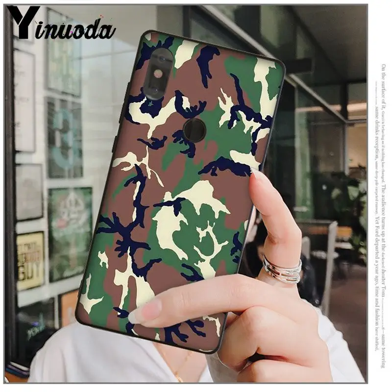Камуфляжный узор Yinuoda камуфляжный армейский мягкий чехол для телефона с