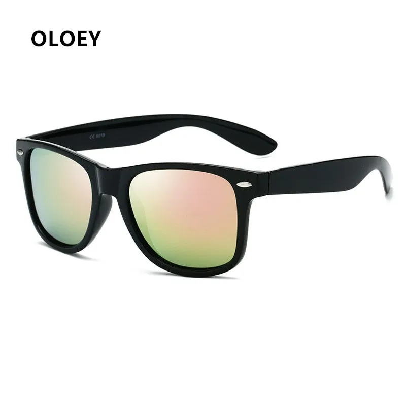 OLOEY, Модные поляризованные солнцезащитные очки для мужчин и женщин, очки с покрытием для вождения, черная оправа, мужские солнцезащитные очки, UV400 лучи, солнцезащитные очки - Цвет линз: c5