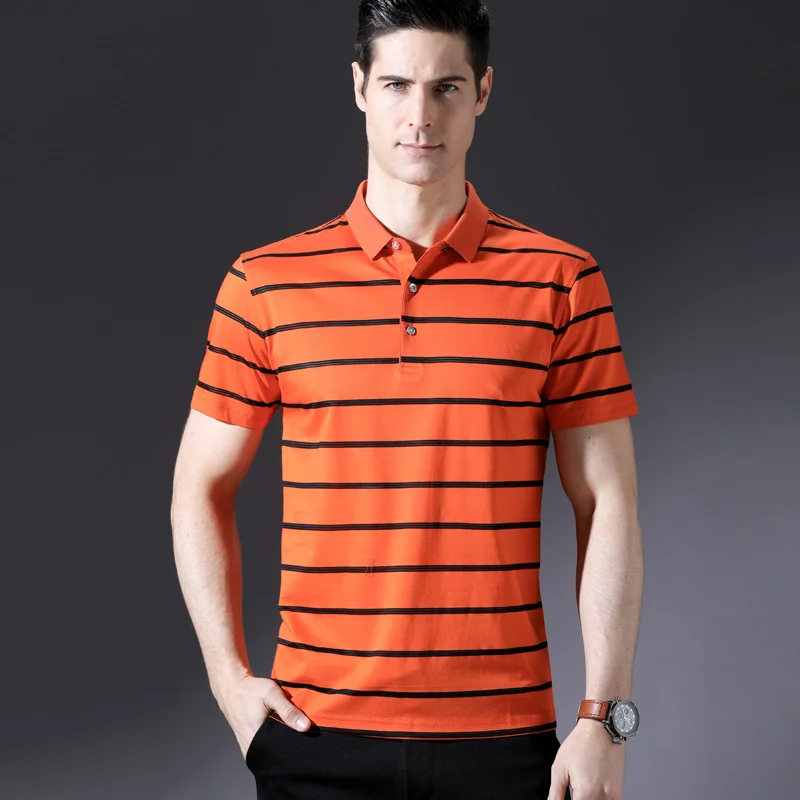 New Style Short Sleeve Polo Shirt Men Brand Clothing Fashion Thick