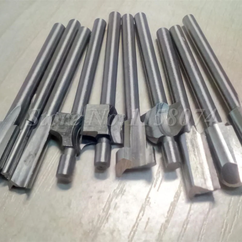 3mm Mini Shank Hss Router Bits Cutter Files Fits Dremel Rotary Tools