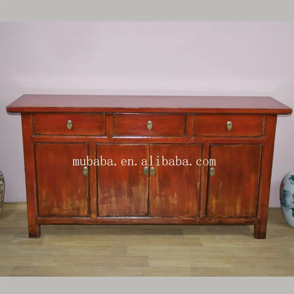 Home móveis sólidos armários de Cozinha de madeira Reciclada