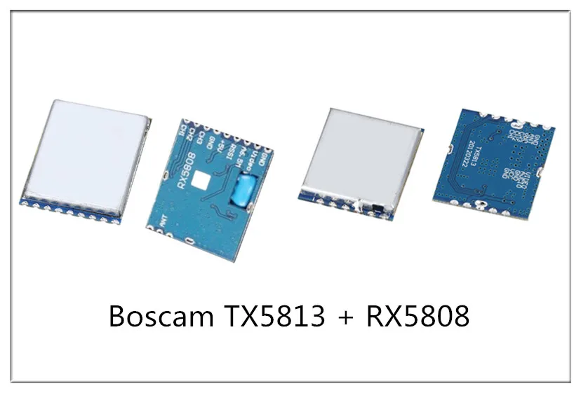 

One Set 100% Original Boscam TX5813 + RX5808 5.8G 20mw Wireless Audio Video Transmitter Module Video AV Receiver Module