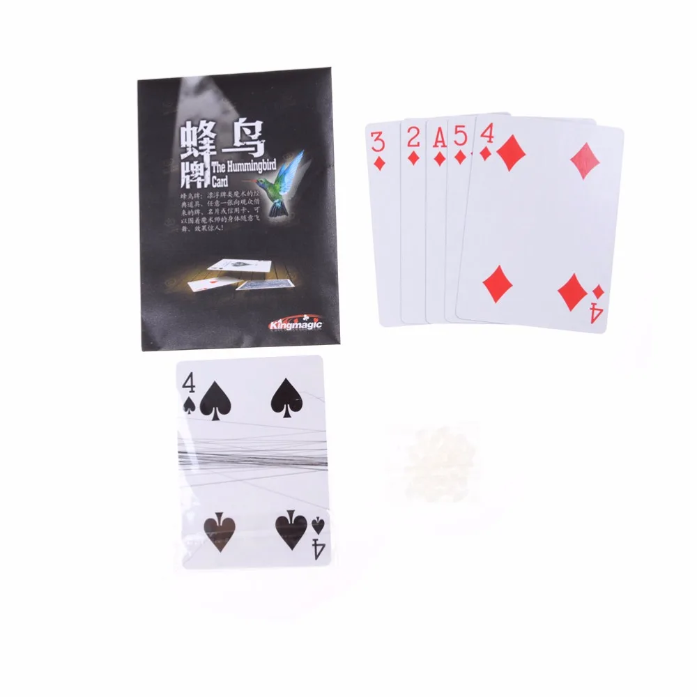 Крупным планом магия невероятное трюк покер, игральные карты плавающей магия реквизит Match Card