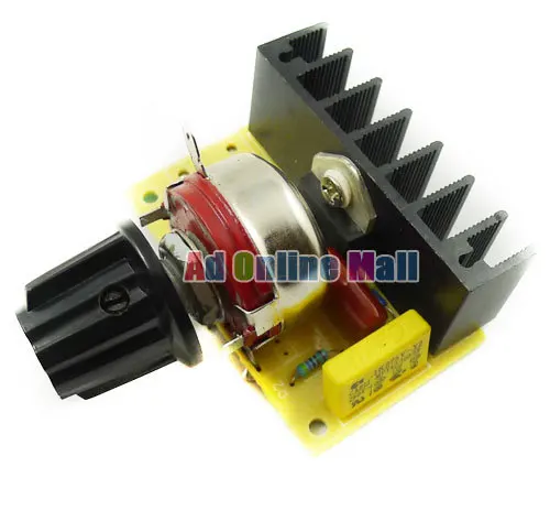 

AC220V 4000W High Power SCR Voltage Regulator Controller Electronic Speed Dimming Thermostat