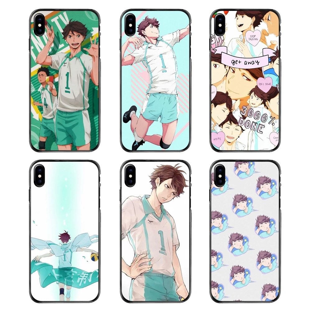 

For iPhone 4 4S 5 5S 5C SE 6 6S 7 8 Plus X XR XS Max iPod Touch 4 5 6 Phone Covers Haikyuu Anime Oikawa Tooru TOAKA Pattern Art