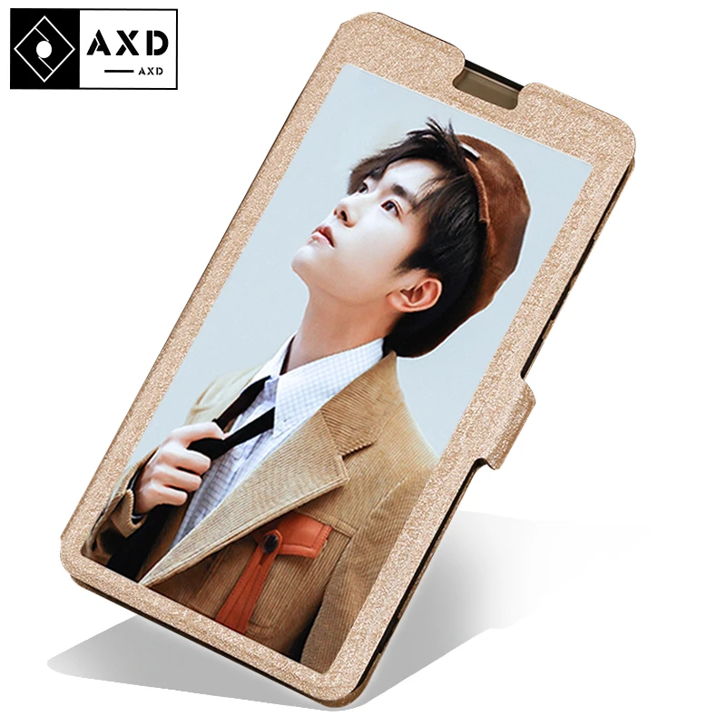 

Flip Window View Cover For ZTE Blade L3 L4 L5 Plus L7 X3 X4 A910 Stand Transparent Phone Case For Axon 7 Mini Max Axon mini Max