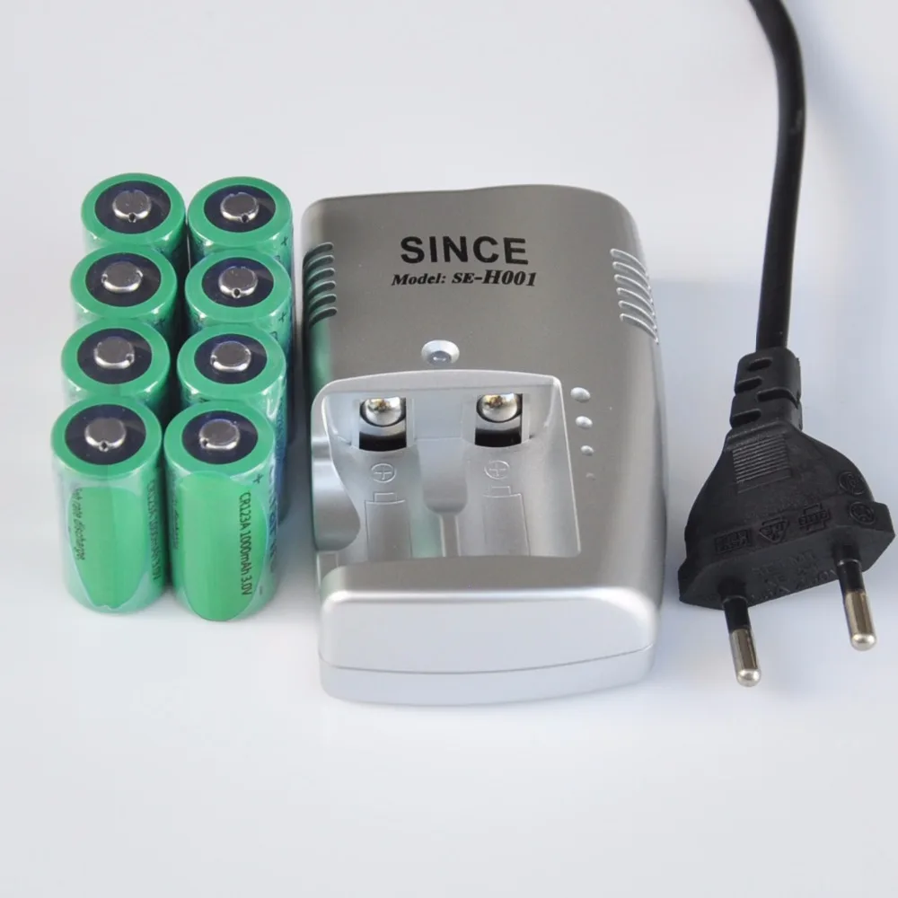 4-8 шт 3V CR123a перезаряжаемая литий-ионная батарея CR 123A 1000mAh 16340 3,2 V LiFePo4 cell+ EU зарядное устройство для цифровой камеры