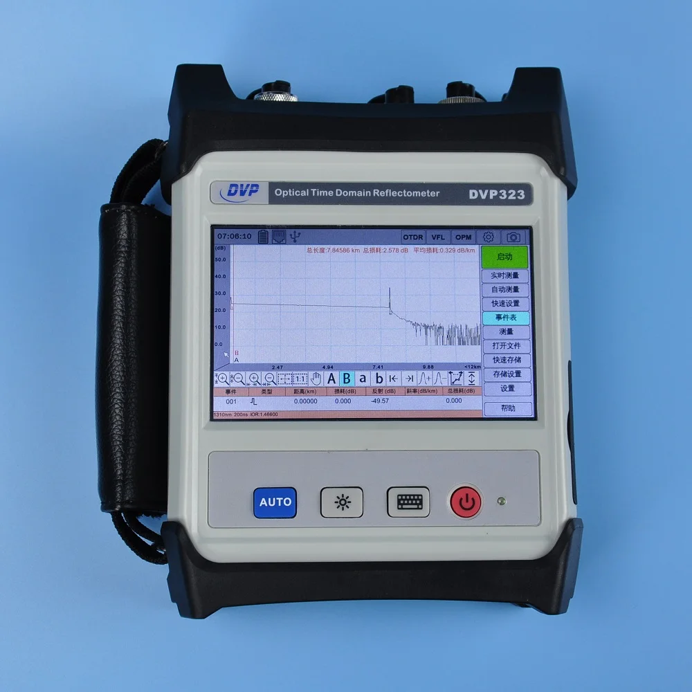 

DVP OTDR DVP323 Fiber Optic OTDR Tester 34/32dB built in VFL