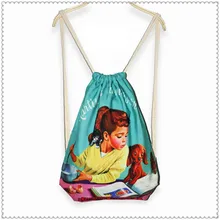 10 шт./партия) размер 37x46 см лучшее качество Дети Девочки drawstring Рюкзак