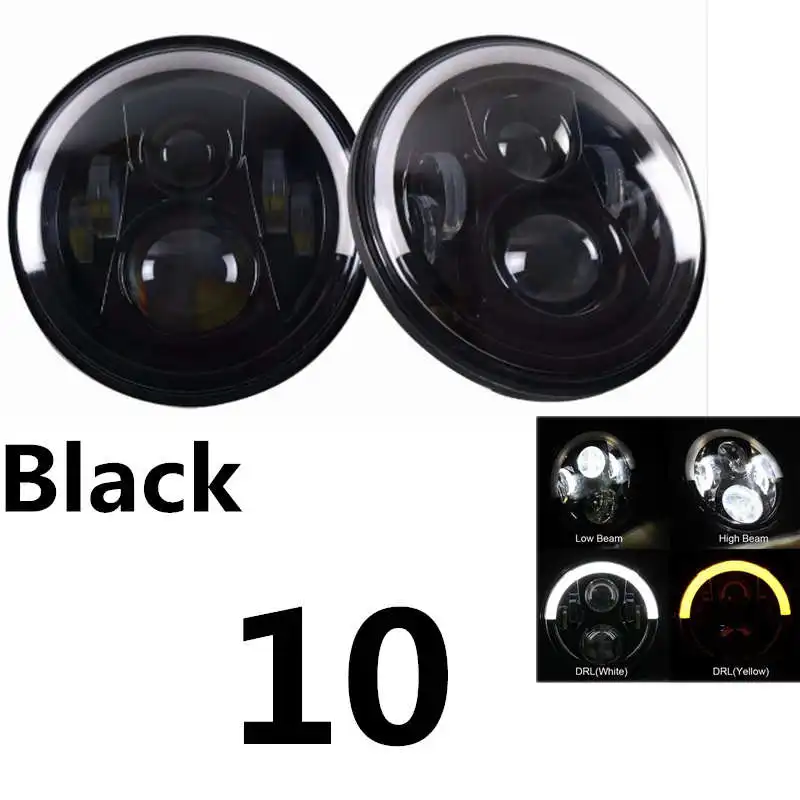 7 Inch Round Daymaker Projector H4 LED Headlight For Jeep Wrangler JK TJ LJ.For Lada 4x4 urban Niva 7 inch headlight.j7pg.jp7g.7jpg_