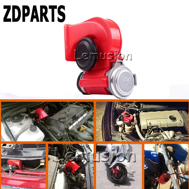 

ZDPARTS For Mercedes Benz W203 W211 W210 W204 Audi A3 A4 B7 B8 B6 A6 C6 C5 Q5 Car Automobiles 12V 130db Two-Tone Snail Air Horn