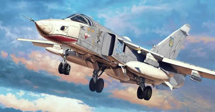 

Trumpeter 01672 1/72, модель Sukhoi Su-24MR fглушитель-E