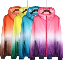 Быстрое высыхание кожи ветровка Солнцезащитная одежда Водонепроницаемый дышащая Пеший Туризм Куртка