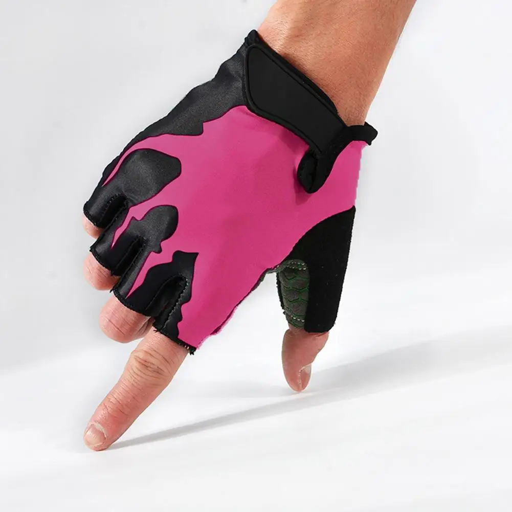 Горные охотничьи перчатки, амортизирующие, противоскользящие, дышащие, на половину пальца, для езды на велосипеде, для пеших прогулок, спортивные перчатки для мужчин и женщин