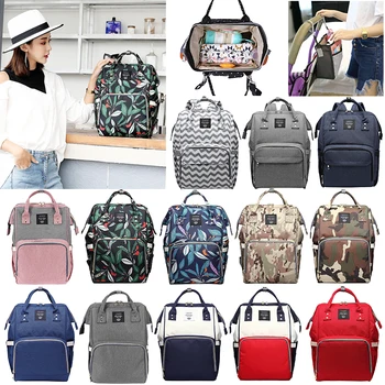

Fashion Mummy Maternity Nappy Bag Large Capacity Baby Bag Nursing Bag for Baby Care Travel Outdoor Shopping School Backpack