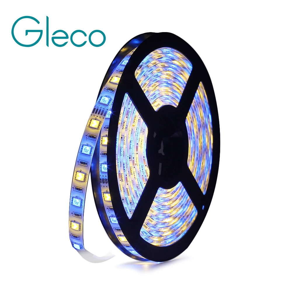 Светодиодная лента 12 в пост. Тока 5050 SMD 60 светодиодов/м 5 м/лот IP20 IP65 гибкая RGB RGBW RGBWW