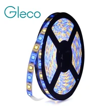 Taśma LED DC12V 5050 SMD 60 leds/m 5 m/partia IP20 IP65 elastyczny pasek światła 5050 RGB RGBW RGBWW CCT biały ciepły biały czerwony niebieski zielony