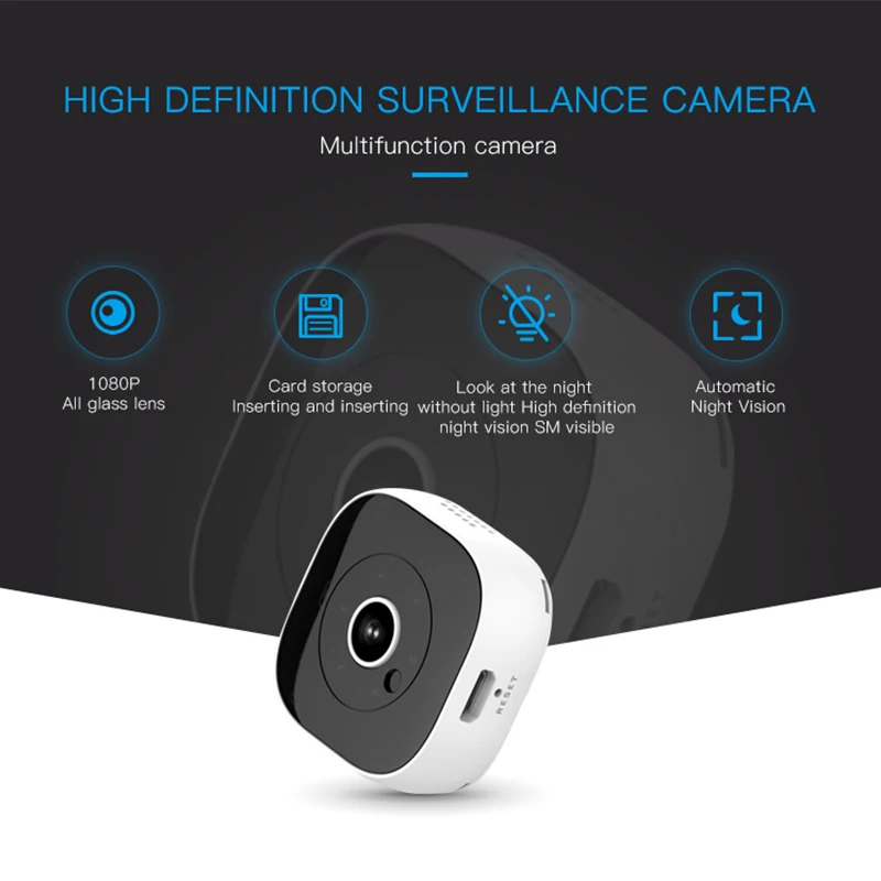 

Meisort mini ip camera wifi wi-fi 1080p security camera CCTV home surveillance camera baby monitor invisible night vision