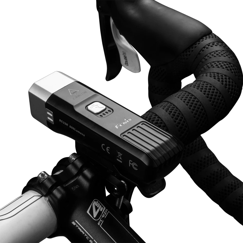 

Fenix BC25R LED high intensity bike light USB charger build-in lithium battery