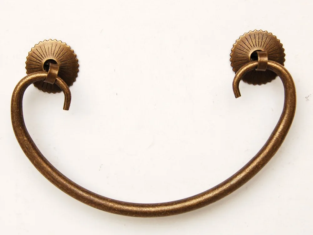 11.5cm (4.53'') Brass Trunk Handles for Chinese Furniture Brass