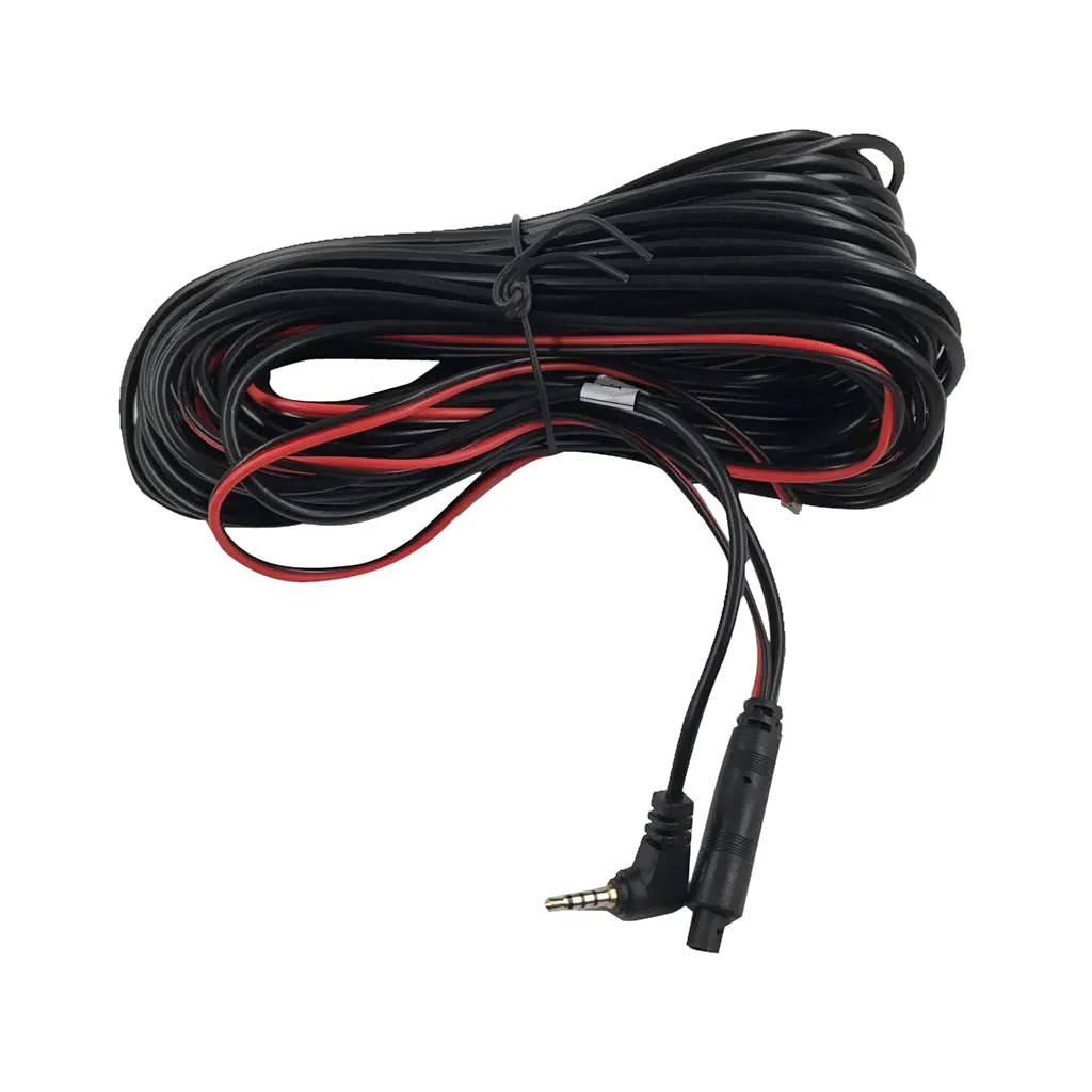 Universal Car Rear View Reverse Camera Recorder 4Pin to 2.5mm Cable with Amplifier Resist Corrosion Durability