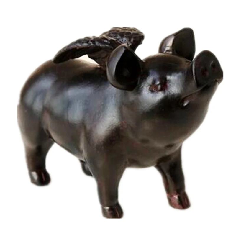 

Angel wings Small flying pig retro ornaments birthday gift