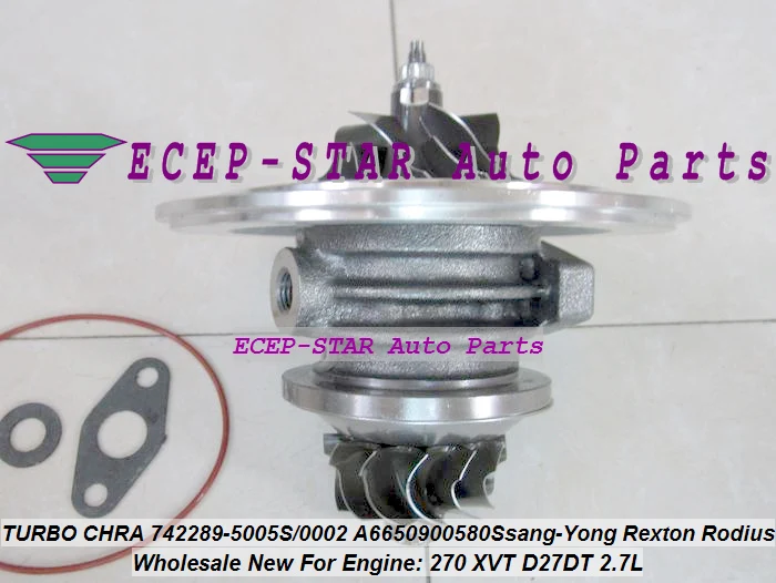 TURBO CHRA 742289-5005S0002 A6650900580 Ssang-Yong Rexton Rodius (1)