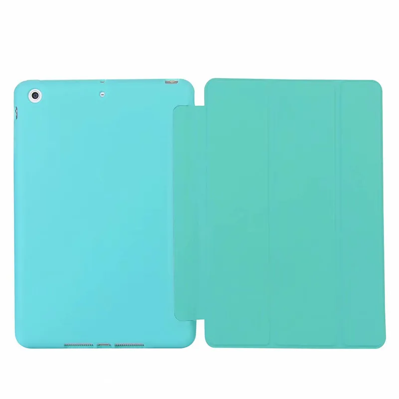Чехол для iPad Mini 3 2 1 чехол ПУ кожа Силикон Мягкая задняя крышка с трехслойной