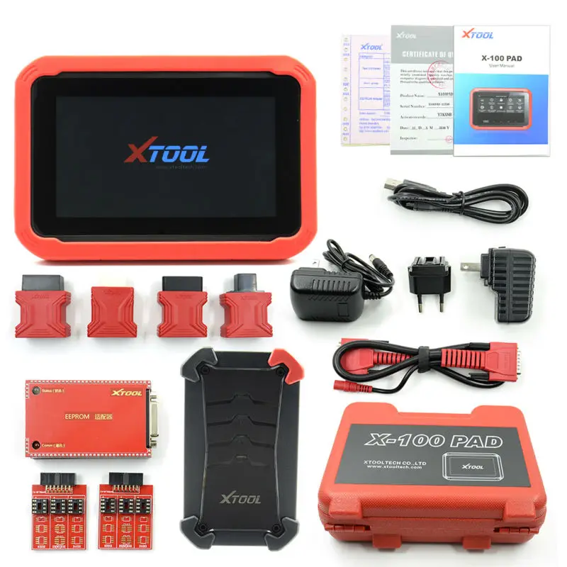 

100% Original XTOOL X100 PAD Auto Key Programmer X-100 PAD with EEPROM adapter Support Special Functions same as X300 plus