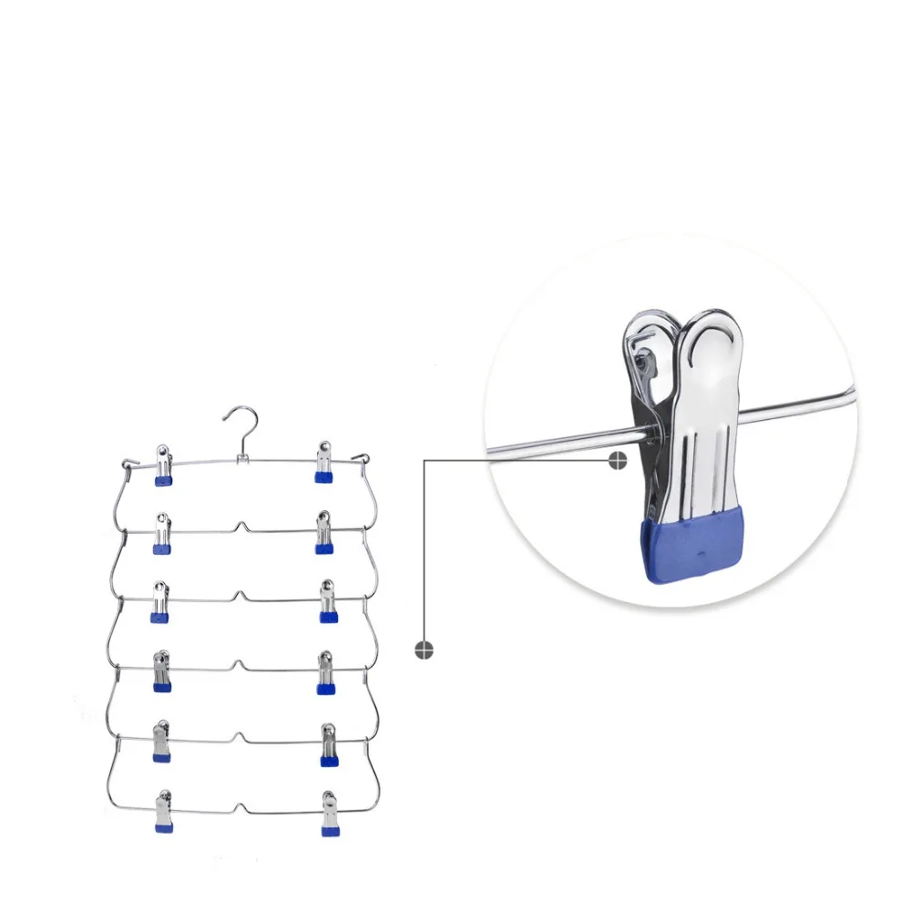 Dewel вешалка для одежды шесть слоев многофункциональная вешалка для белья органайзер для одежды вешалка для юбок