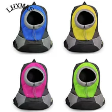Рюкзак для питомца, Собаки Сумки переноска для собаки собака Передняя сумка Портативный дорожная сумка сетчатый рюкзак голову двойная сумка D342
