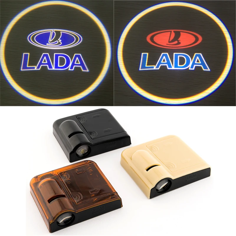 2 шт. для двери автомобиля ЛАДА Добро пожаловать логотип Светильник проектор для Lada 2112 2113 2114 Samzra Патриот приора Калина ларгус Нива 4X4 Vesta