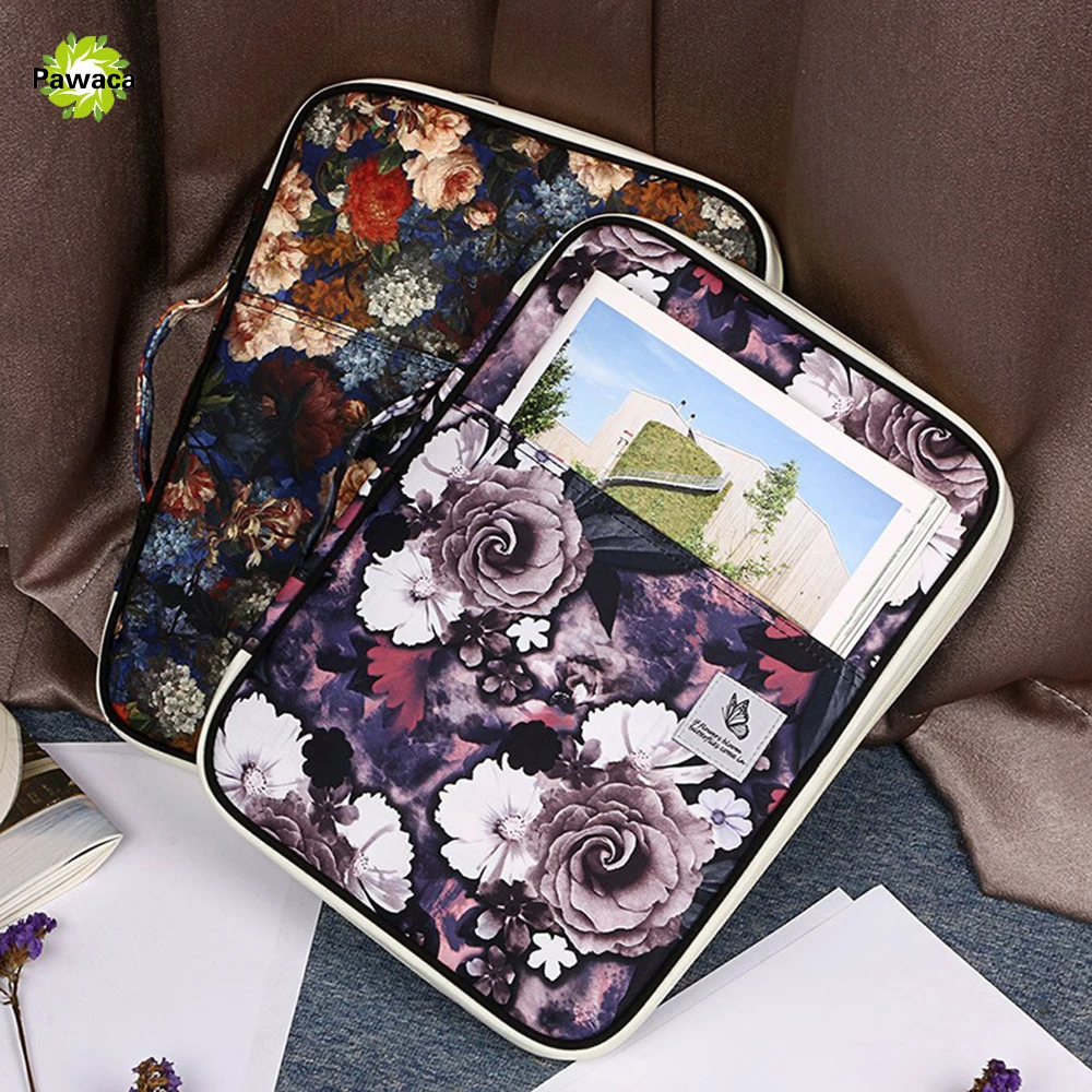 Buy Waterproof Multi functional A4 Document bags Embroidery Waterproof Oxford