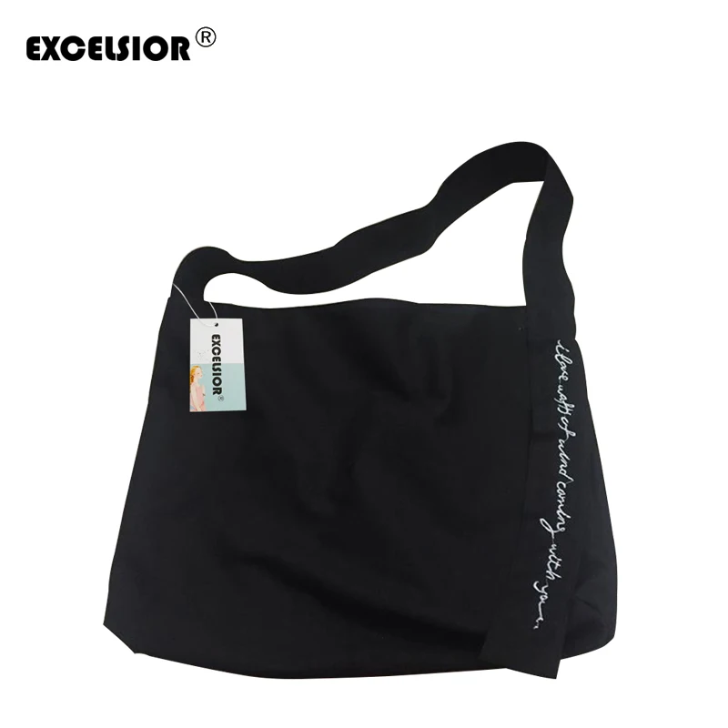

EXCELSIOR Bags Handbags women famous brands Fashion canvas shoulder bag Embroidery ribbons women messenger bags handtasche