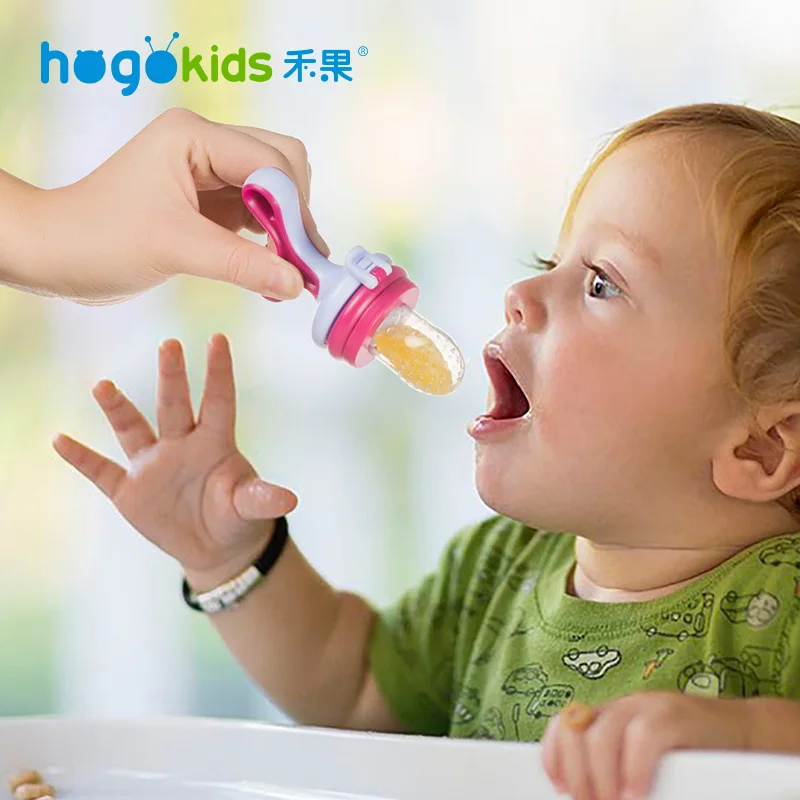 6 color fruits and vegetables feeders Baby Food Mills Solid doll girl